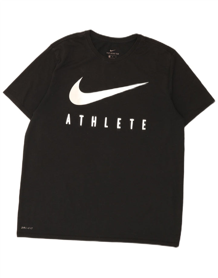 Nike Mens Dri Fit Graphic T-Shirt Top XL Black