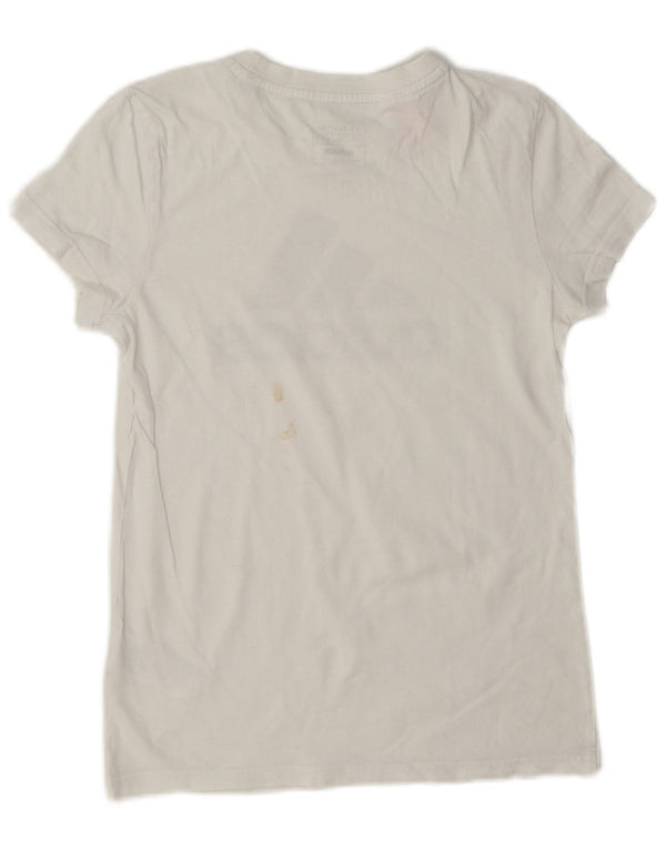 Adidas Boys Graphic T-Shirt Top 13-14 Years White Cotton