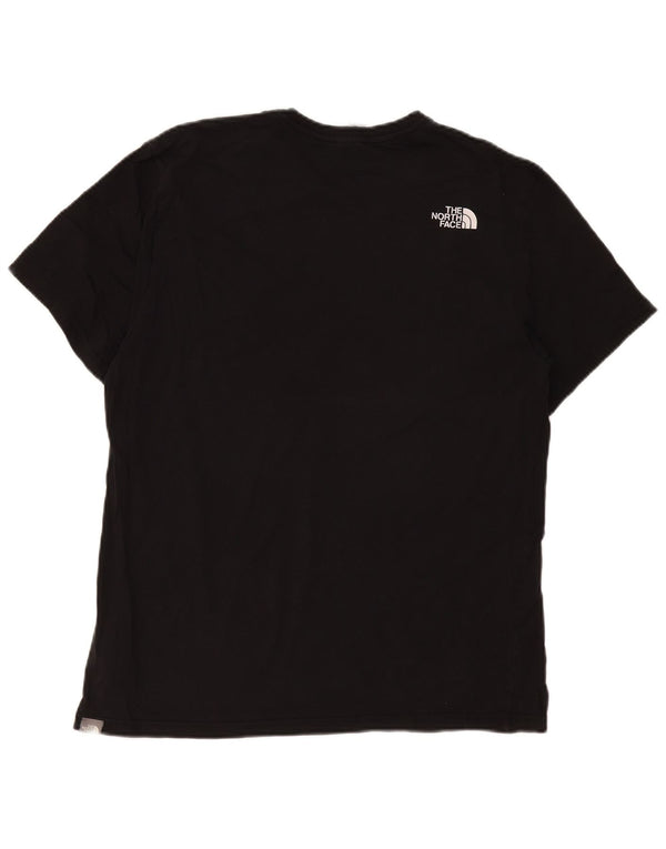 The North Face Mens Graphic T-Shirt Top Large Black Cotton