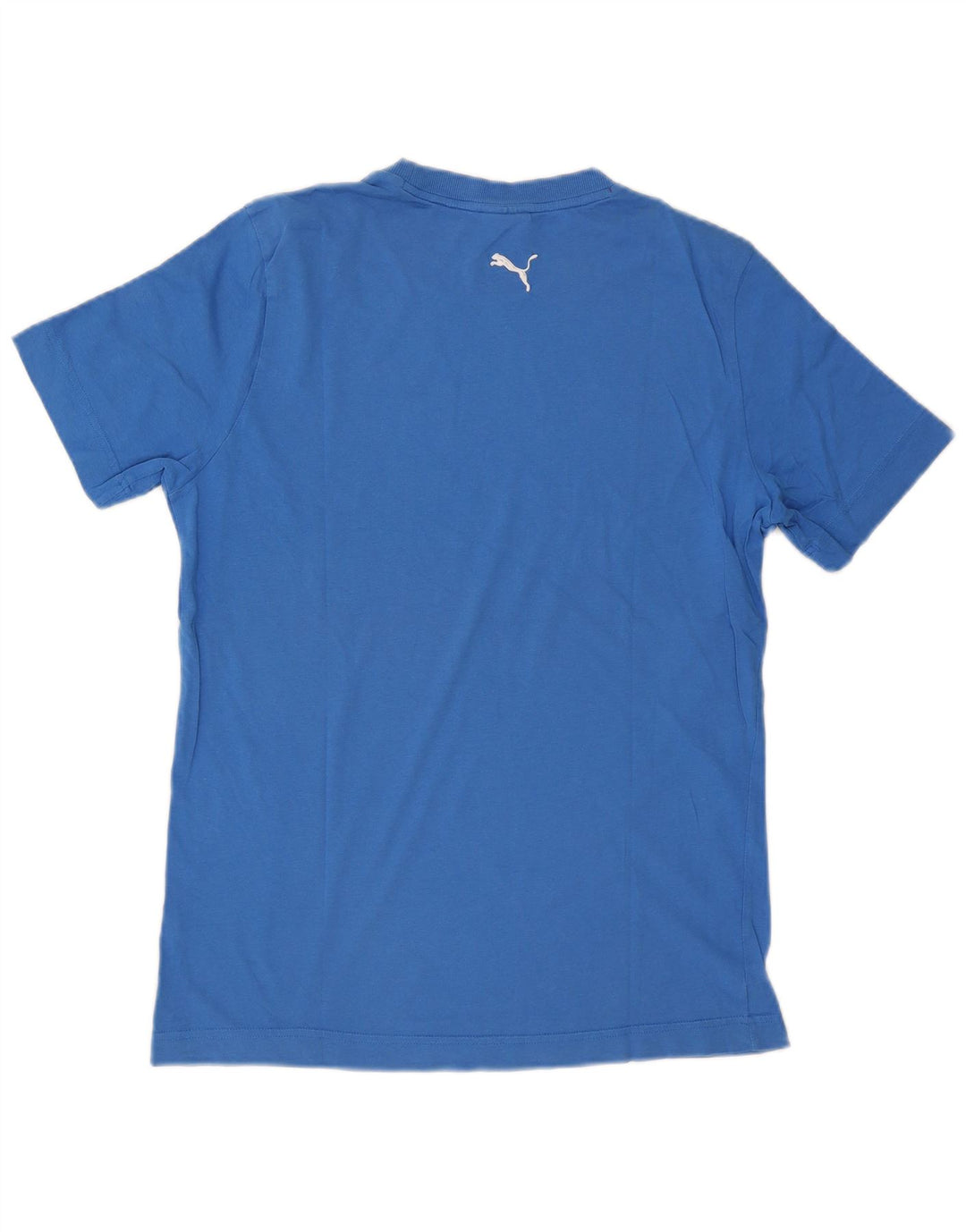 Puma Mens Graphic T-Shirt Top Medium Blue