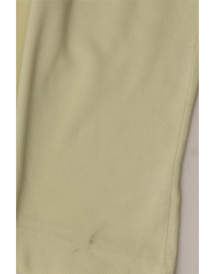 LACOSTE Mens Polo Shirt Size 5 Large Yellow Cotton Vintage Lacoste and Second-Hand Lacoste from Messina Hembry 