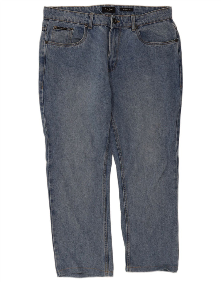 Pierre Cardin Mens Regular Fit Straight Jeans W34 L24 Blue