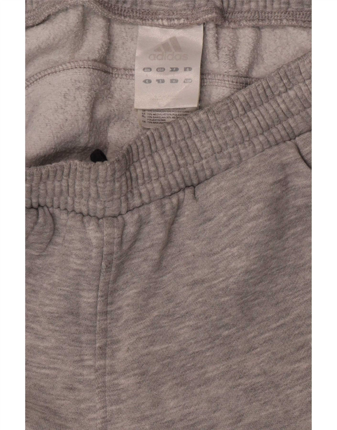 Adidas Mens Tracksuit Trousers Joggers Small Grey Cotton