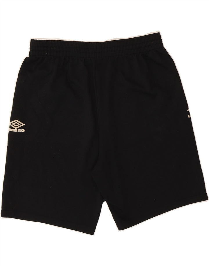 UMBRO Mens Graphic Sport Shorts Large Black Polyester Vintage Umbro and Second-Hand Umbro from Messina Hembry 