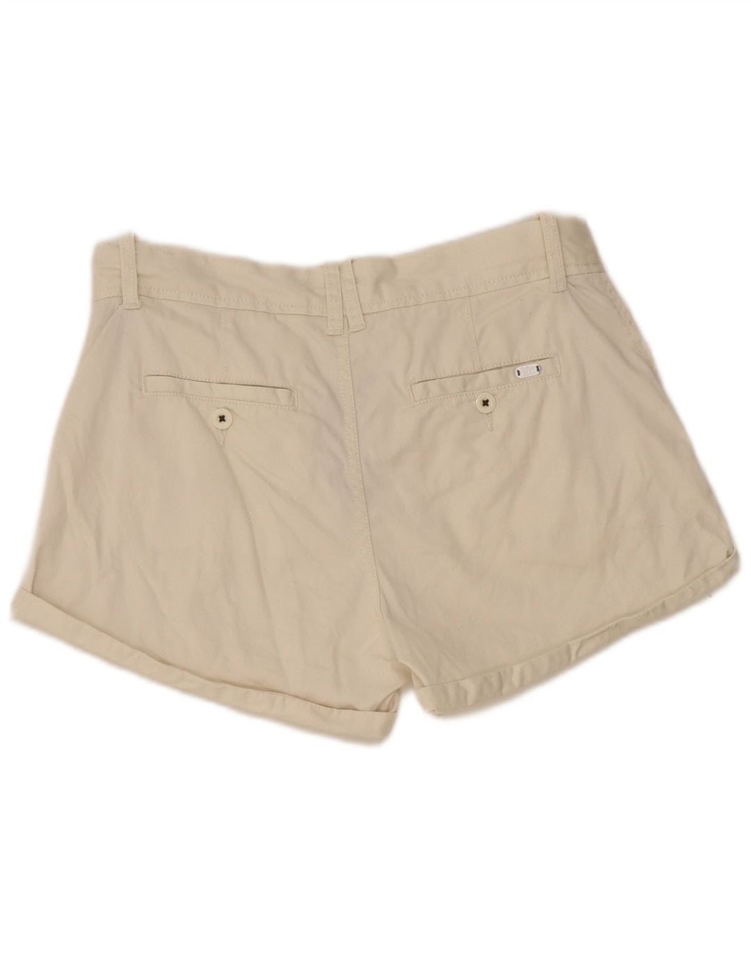 Tommy Hilfiger Womens Chino Shorts W28 Medium Beige Cotton