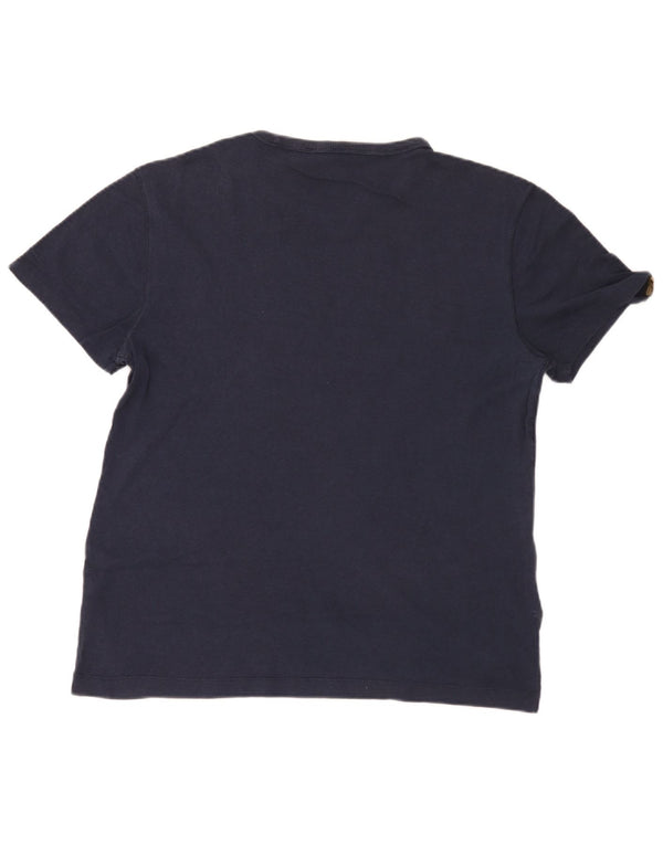 G-Star Mens Graphic T-Shirt Top 2XL Navy Blue Cotton