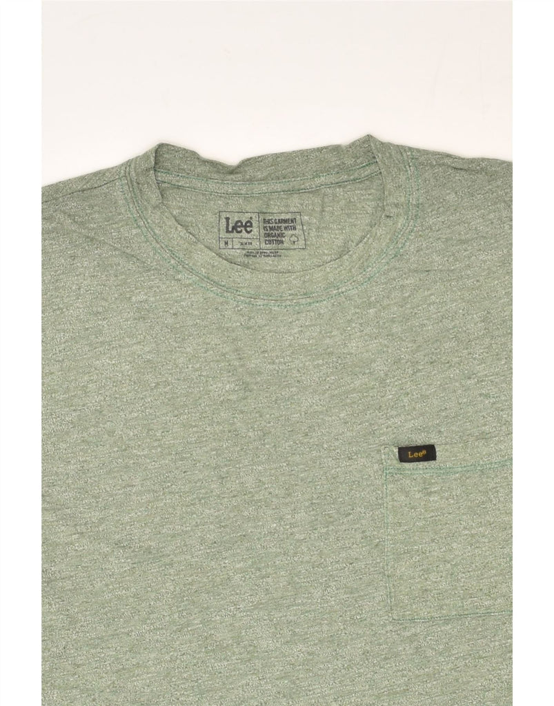 LEE Mens T-Shirt Top Medium Green Cotton | Vintage Lee | Thrift | Second-Hand Lee | Used Clothing | Messina Hembry 