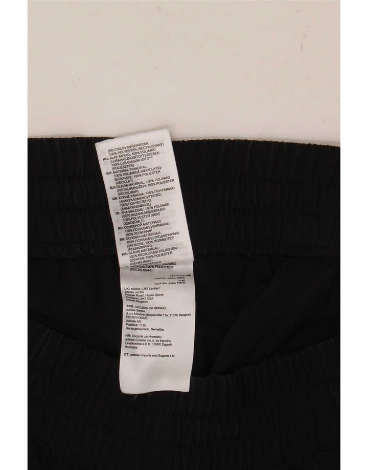 Adidas Womens Sport Shorts UK 8/10 Small  Black Polyamide