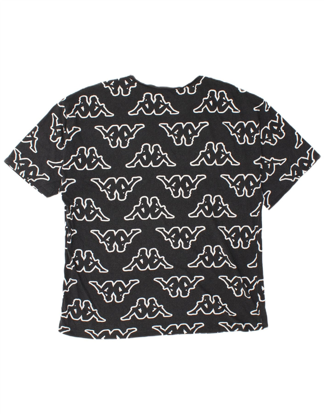 Kappa Mens Tezenis Graphic T-Shirt Top Large Black