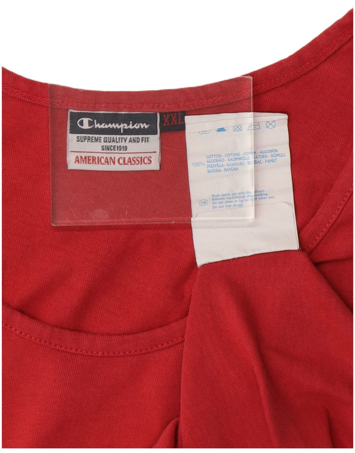 CHAMPION Womens Vest Top UK 20 2XL Pink Cotton