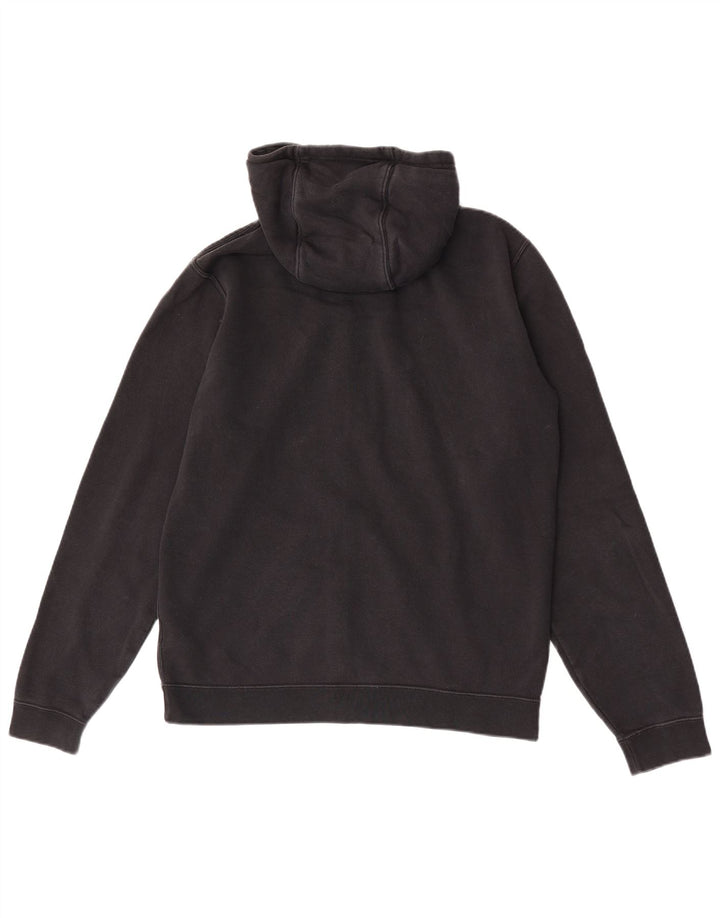 Nike Mens Zip Hoodie Sweater Medium Black Cotton