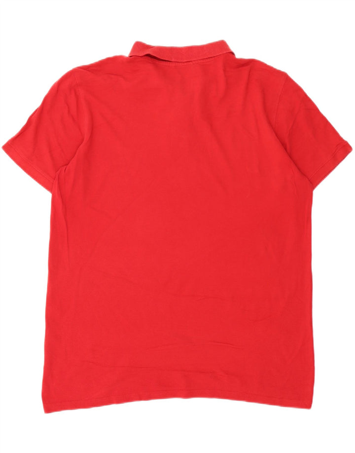 CARRERA Mens Polo Shirt 2XL Red Cotton