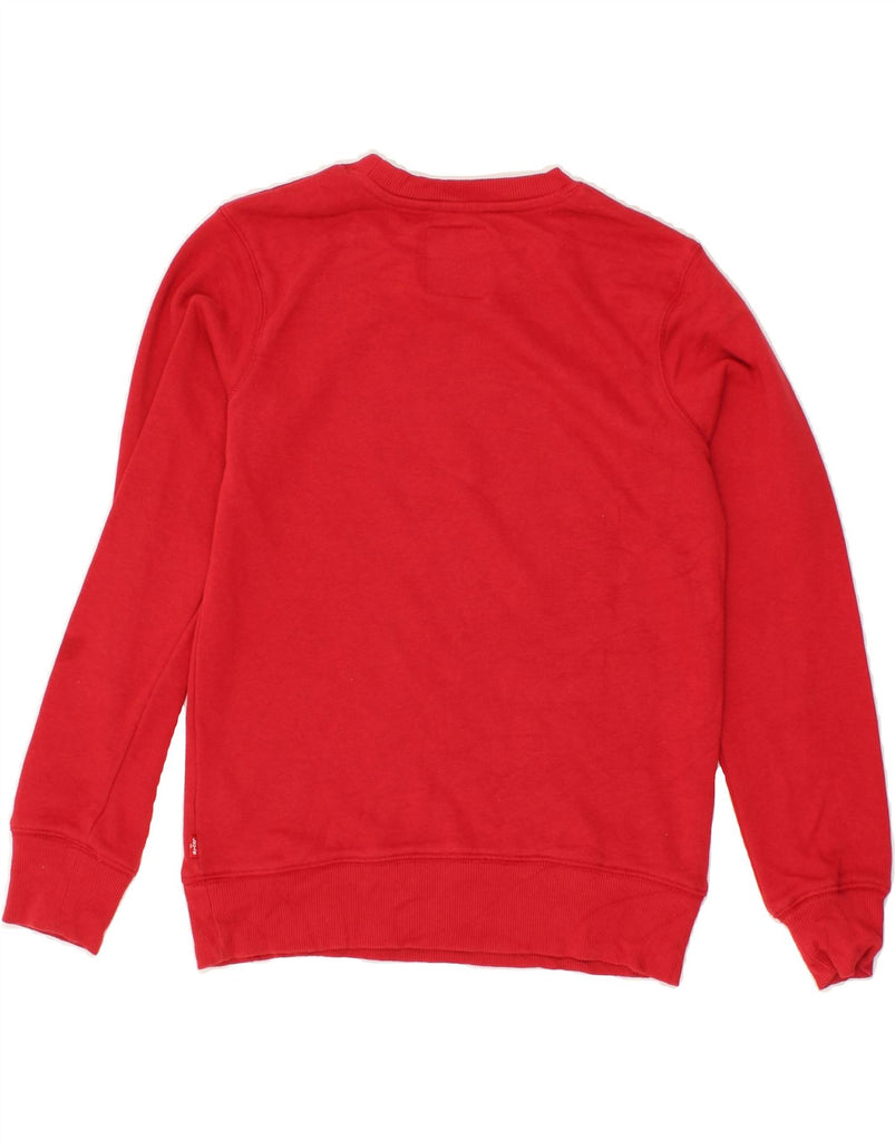 LEVI'S Boys Graphic Sweatshirt Jumper 11-12 Years Red Cotton | Vintage Levi's | Thrift | Second-Hand Levi's | Used Clothing | Messina Hembry 