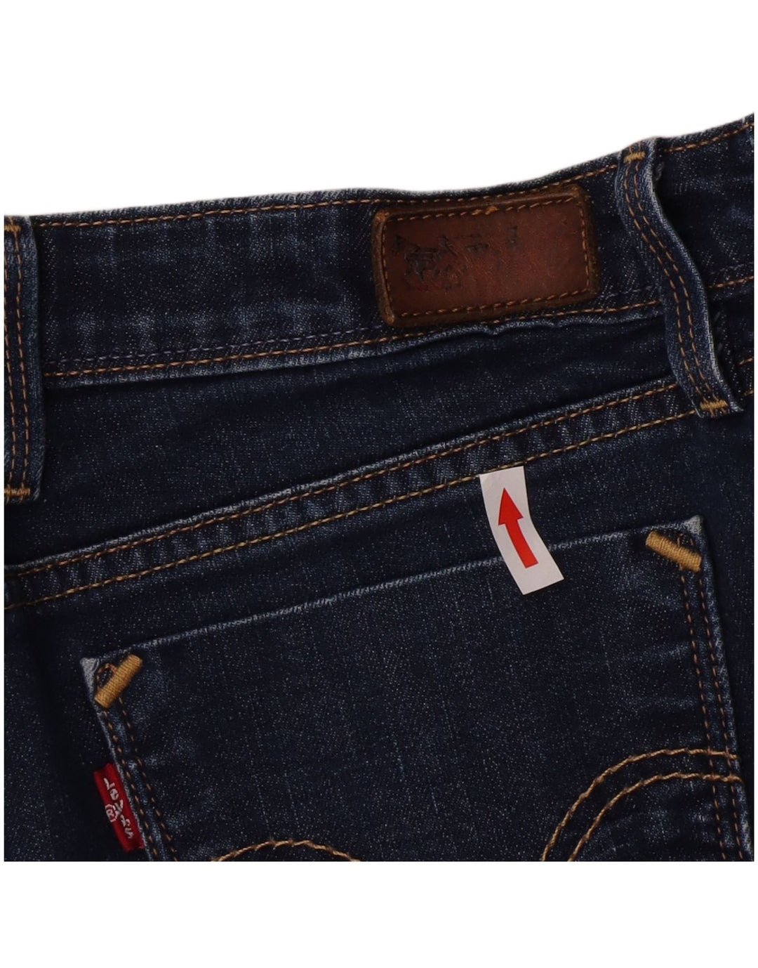 Levi's Womens 629 Bootcut Jeans W32 L30 Navy Blue Cotton