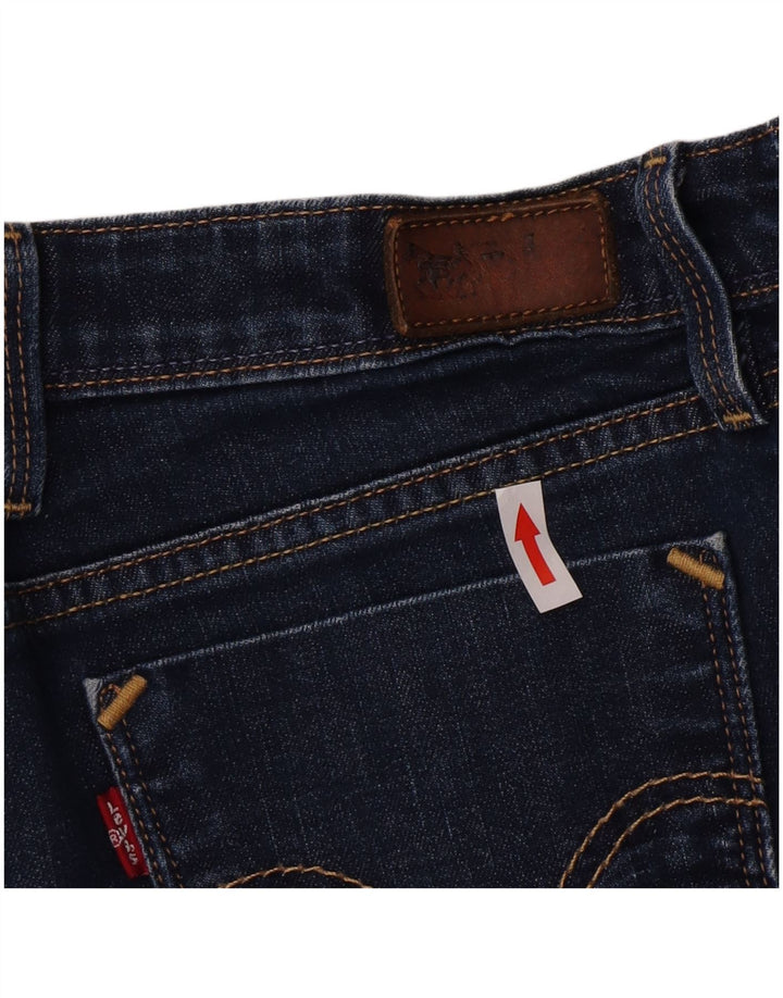 Levi's Womens 629 Bootcut Jeans W32 L30 Navy Blue Cotton