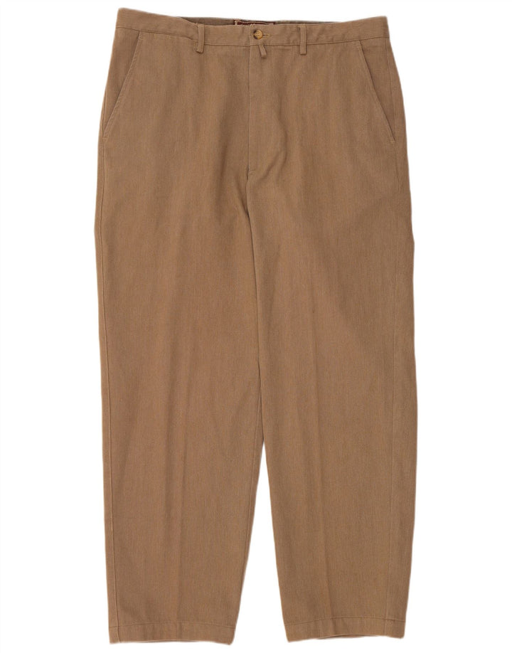 MARLBORO CLASSICS Mens Tapered Chino Trousers EU 54 2XL W36 L29 Beige