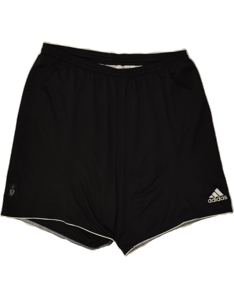 ADIDAS Mens Sport Shorts XL Black Polyester | Vintage Adidas | Thrift | Second-Hand Adidas | Used Clothing | Messina Hembry 