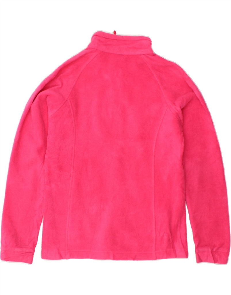 COLUMBIA Girls Fleece Jacket 12-13 Years Large Pink Polyester Vintage Columbia and Second-Hand Columbia from Messina Hembry 