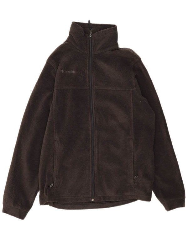Columbia Boys Fleece Jacket 15-16 Years Black Polyester
