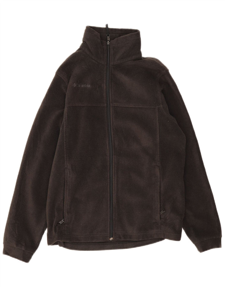 Columbia Boys Fleece Jacket 15-16 Years Black Polyester