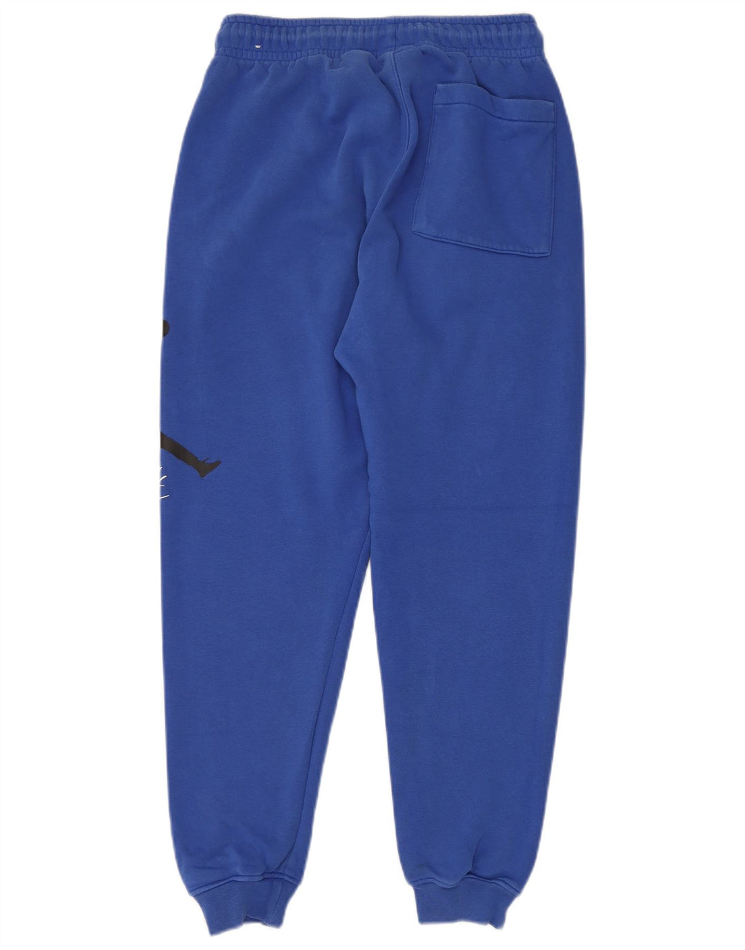JORDAN Womens Graphic Tracksuit Trousers Joggers UK 10 Small Blue Cotton