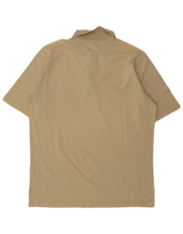 Paul & Shark Mens Polo Shirt Large Beige Cotton