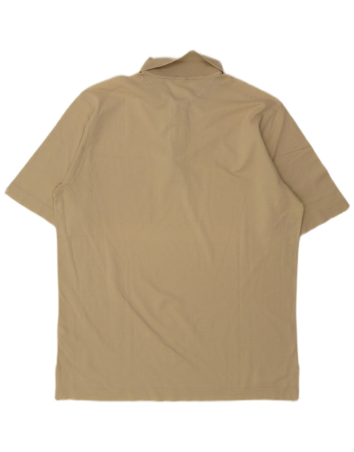 Paul & Shark Mens Polo Shirt Large Beige Cotton