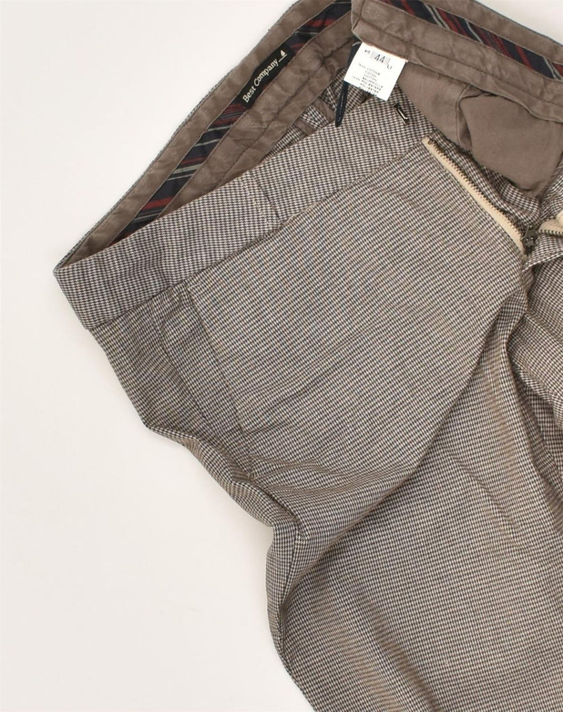 BEST COMPANY Womens Straight Chino Trousers IT 44 Medium W30 L29  Grey | Vintage Best Company | Thrift | Second-Hand Best Company | Used Clothing | Messina Hembry 