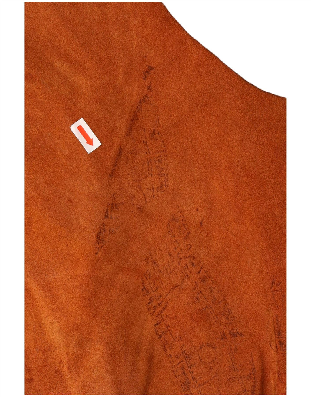 Vintage Womens Suede Waistcoat UK 18 XL Brown Western