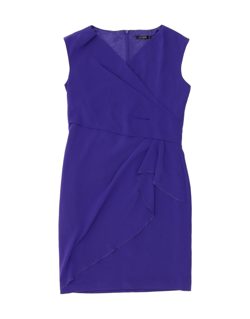 COAST Womens Sleeveless Sheath Dress UK 14 Medium Purple Triacetate Vintage Coast and Second-Hand Coast from Messina Hembry 