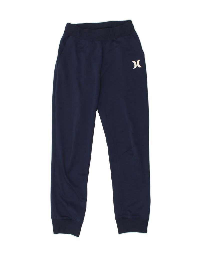 HURLEY Boys Tracksuit Trousers Joggers 12-13 Years Large Navy Blue | Vintage Hurley | Thrift | Second-Hand Hurley | Used Clothing | Messina Hembry 