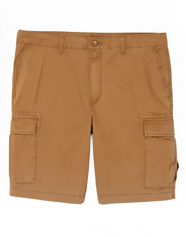 Marks & Spencer Mens Cargo Shorts Large W36 Beige Cotton