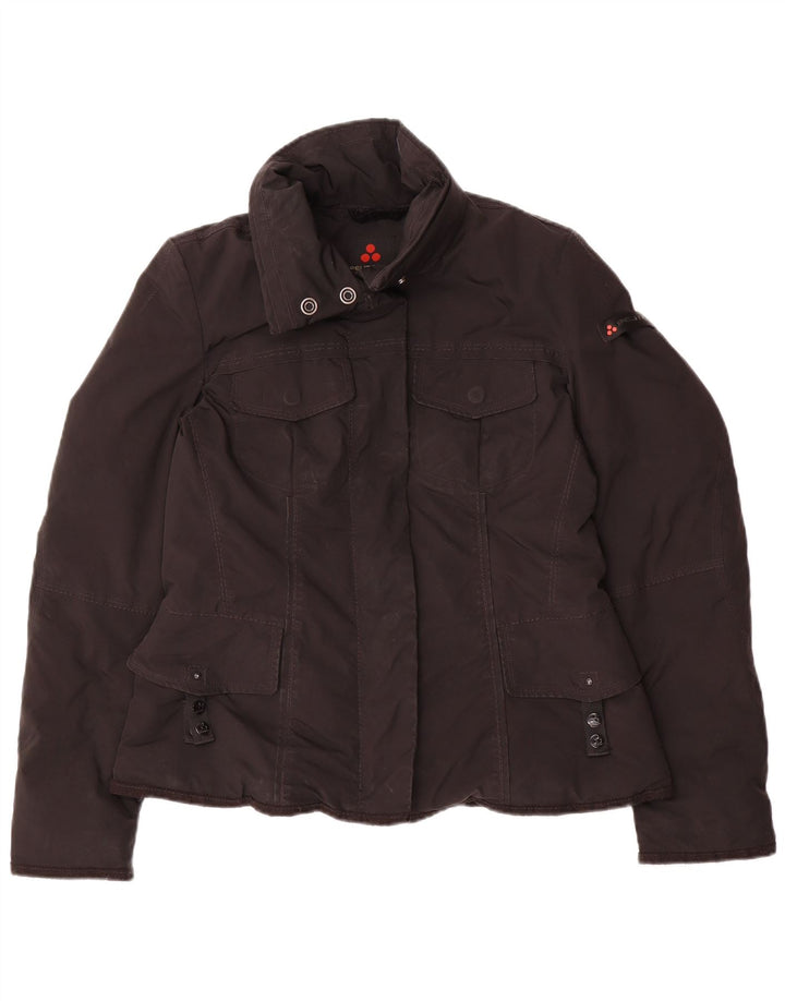 PEUTEREY Womens Padded Jacket IT 46 Large Black Polyester