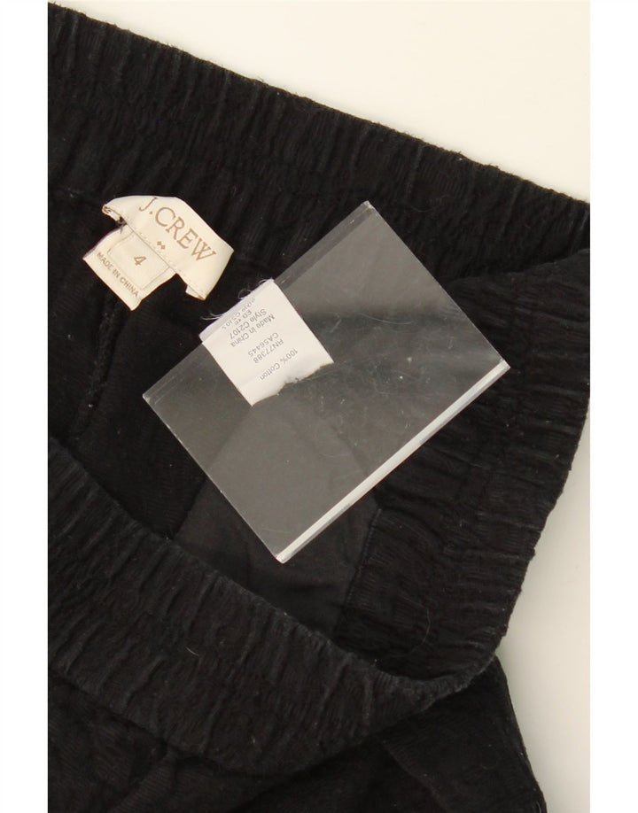 J. CREW Womens Sport Shorts US 4 Small Black Cotton Vintage J. Crew and Second-Hand J. Crew from Messina Hembry 