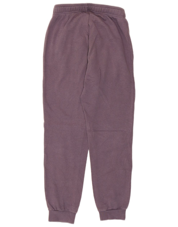 Adidas Girls Tracksuit Trousers Joggers 11-12 Years  Purple Cotton