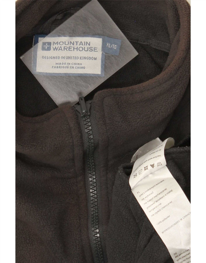 Mountain Warehouse Mens Liner Fleece Jacket UK 42 XL Grey Polyester