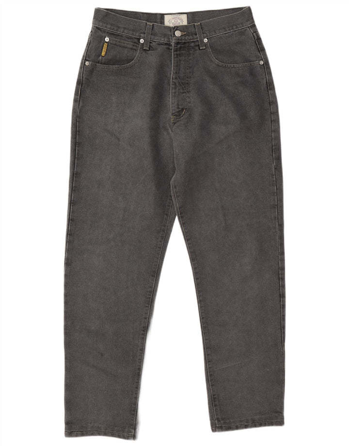 Armani Womens High Waist Jeans W33 L30 Grey