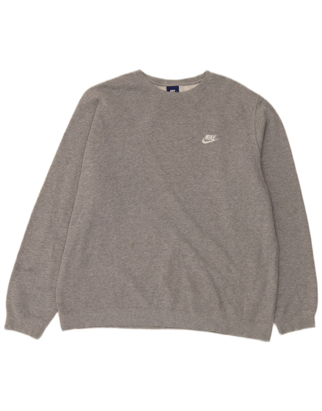 Nike Mens Sweatshirt Jumper XL Grey Polyester