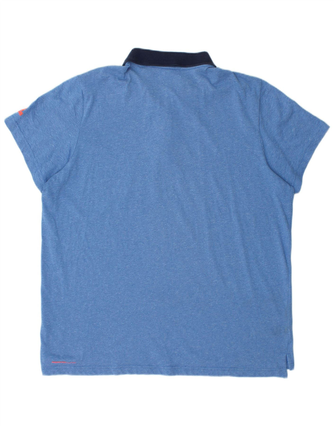 ADIDAS Mens Climalite Polo Shirt XL Blue Striped