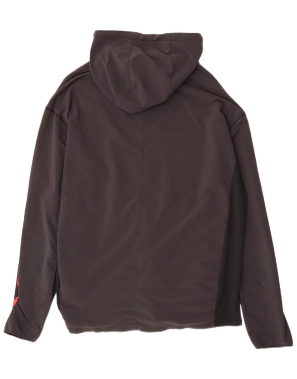 Nike Mens Dri Fit Standard Fit Hoodie Jumper Medium Black Polyester