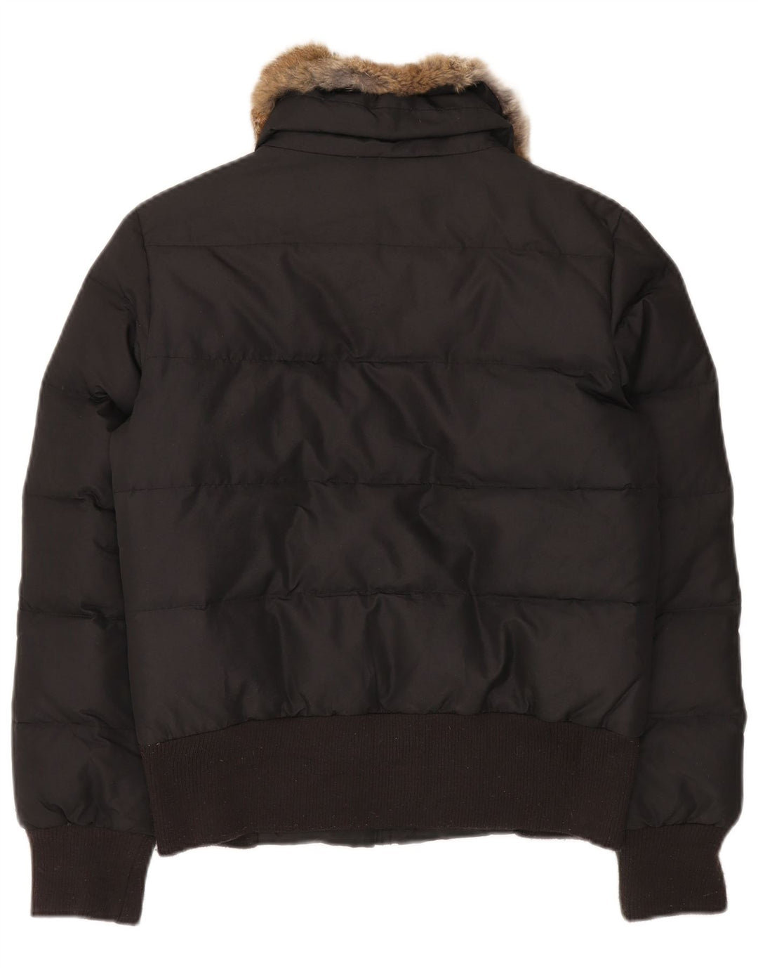 Sergio Tacchini Womens Padded Jacket IT 42 Medium Black Polyester
