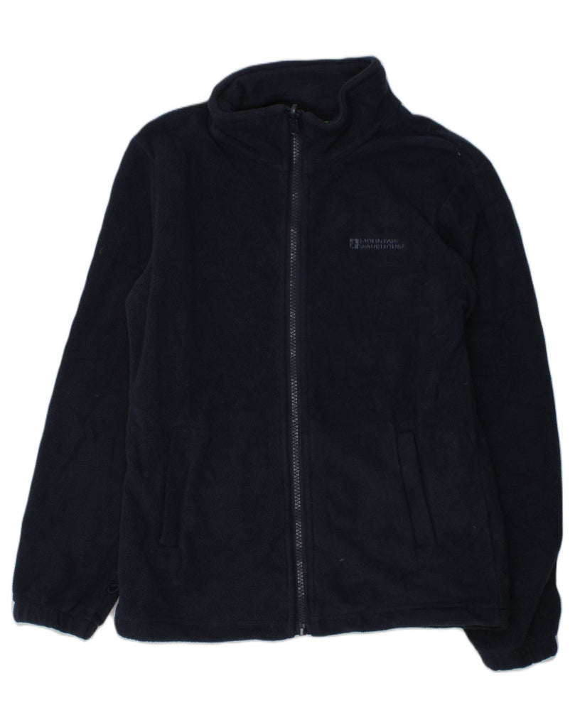 MOUNTAIN WAREHOUSE Boys Fleece Jacket 9-10 Years Black Polyester | Vintage Mountain Warehouse | Thrift | Second-Hand Mountain Warehouse | Used Clothing | Messina Hembry 