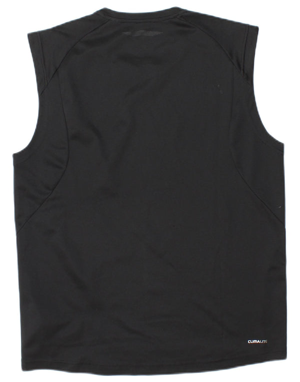 Adidas Mens Climalite Vest Top Medium Black Polyester