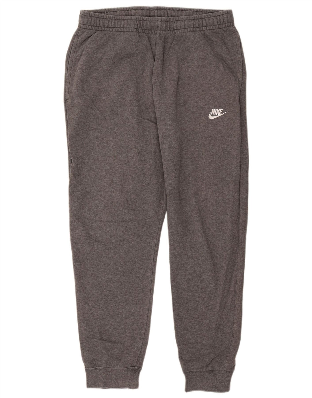 Nike Mens Tracksuit Trousers Joggers Large Grey Cotton