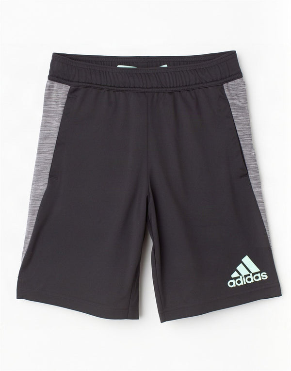 Adidas Boys Aeroready Sport Shorts 11-12 Years Black Colourblock