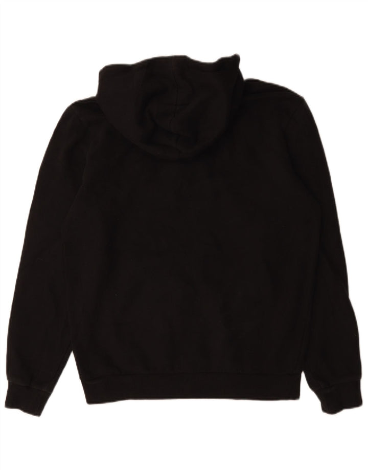 Puma Mens Graphic Hoodie Jumper Small Black Cotton