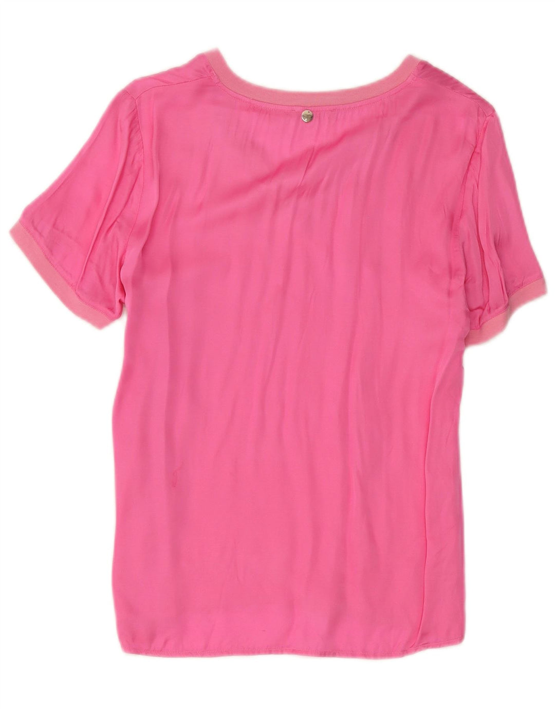 Liu Jo Womens Blouse Top UK 10 Small Pink Cotton
