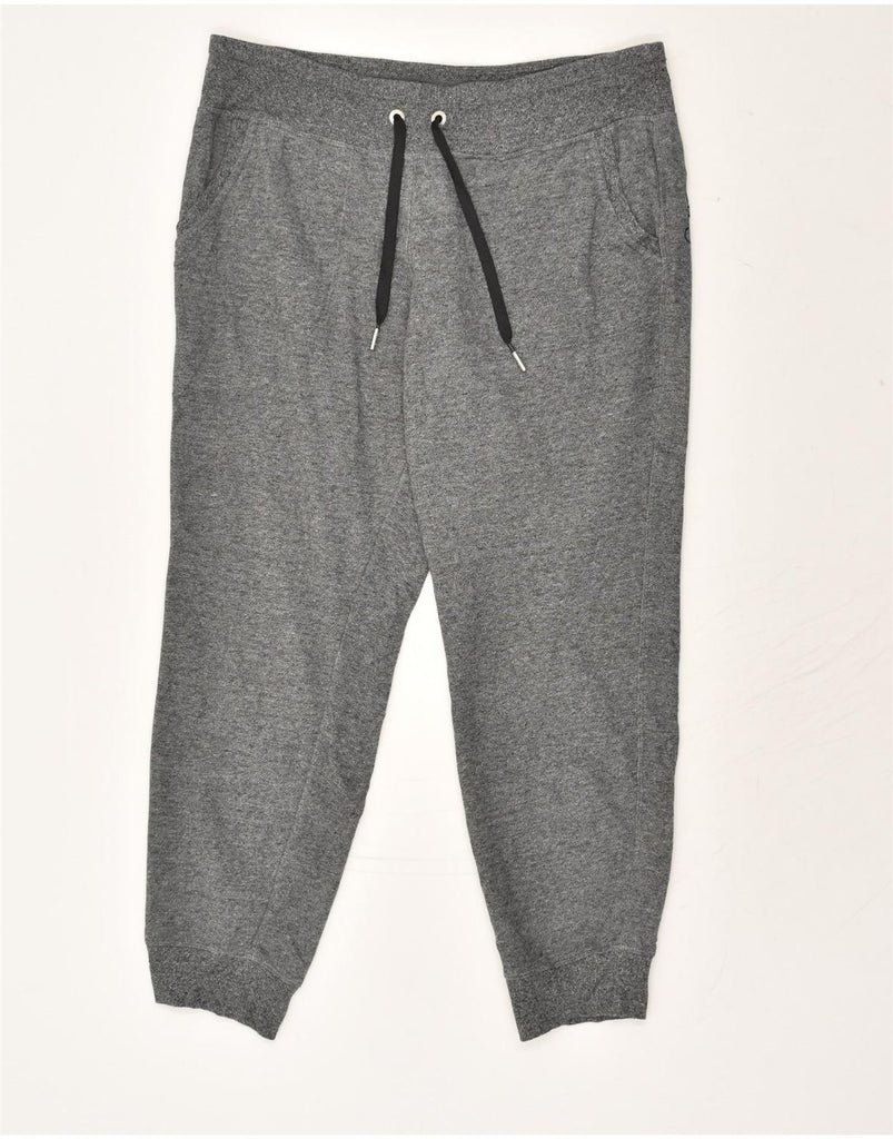 CALVIN KLEIN Womens Tracksuit Trousers Joggers Large Grey Cotton | Vintage Calvin Klein | Thrift | Second-Hand Calvin Klein | Used Clothing | Messina Hembry 