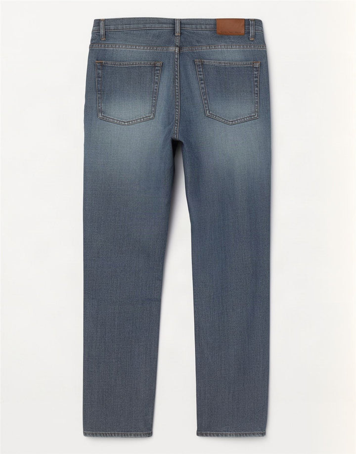 Calvin Klein Mens Straight Jeans W32 L30 Blue Cotton