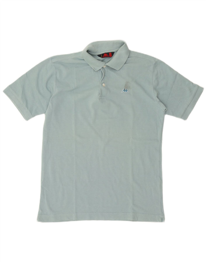 Kappa Mens Polo Shirt Medium Blue Cotton
